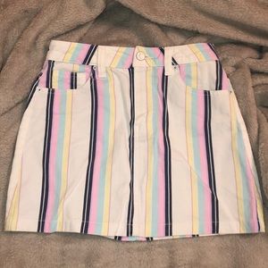 Forever 21 Multicolor Denim Skirt Womens Small